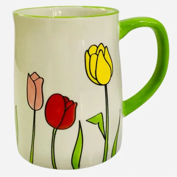 LANG Tulip Floral Ceramic Mug 🌸 - Picture 1 of 5
